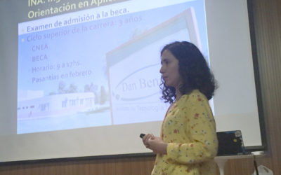 Charla en la UNSAM con escuela técnica secundaria